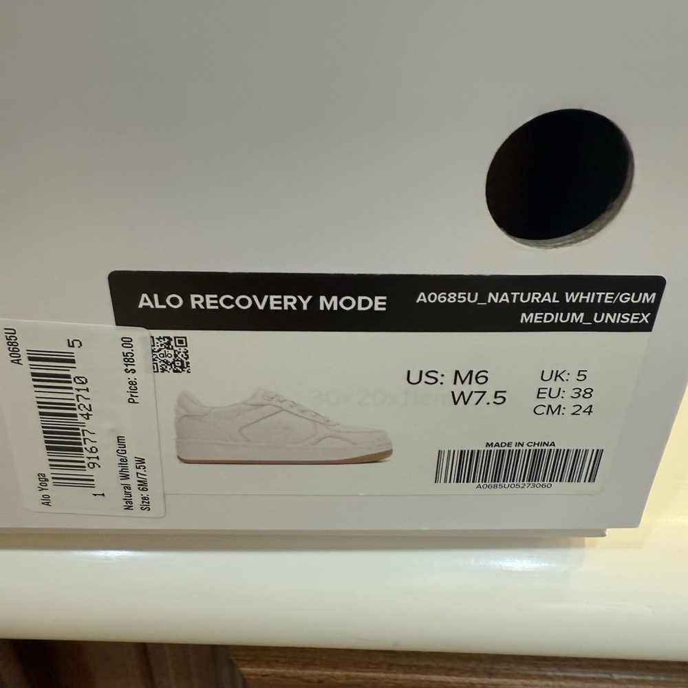 ALO Yoga Natural White Athletic Shoes